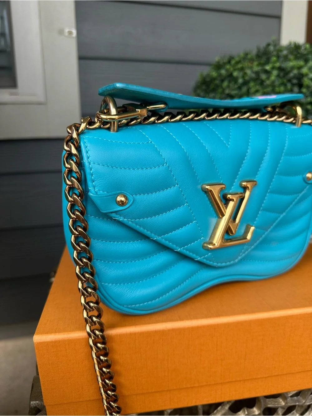 Louis Vuitton Turquoise New Wave Bag